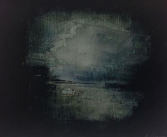 View Nocturnal Landscape with Moonlight No8